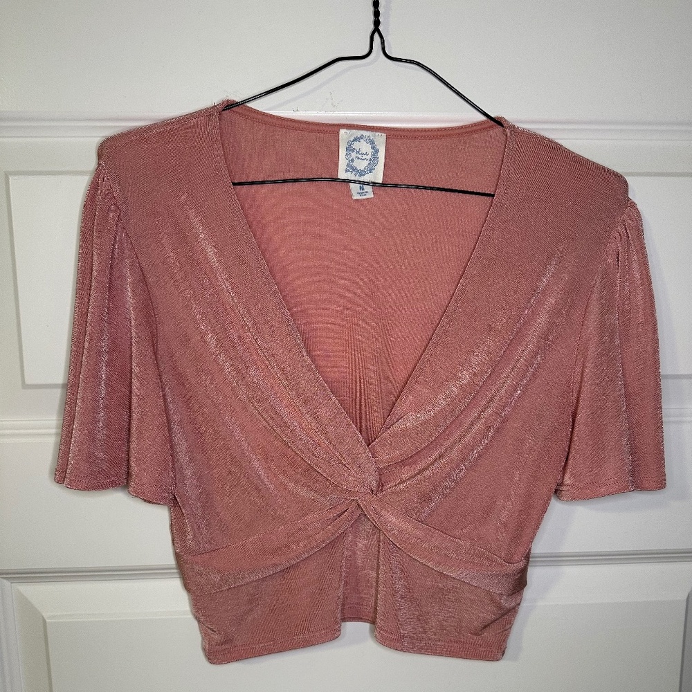 Francesca Pink Crop Top